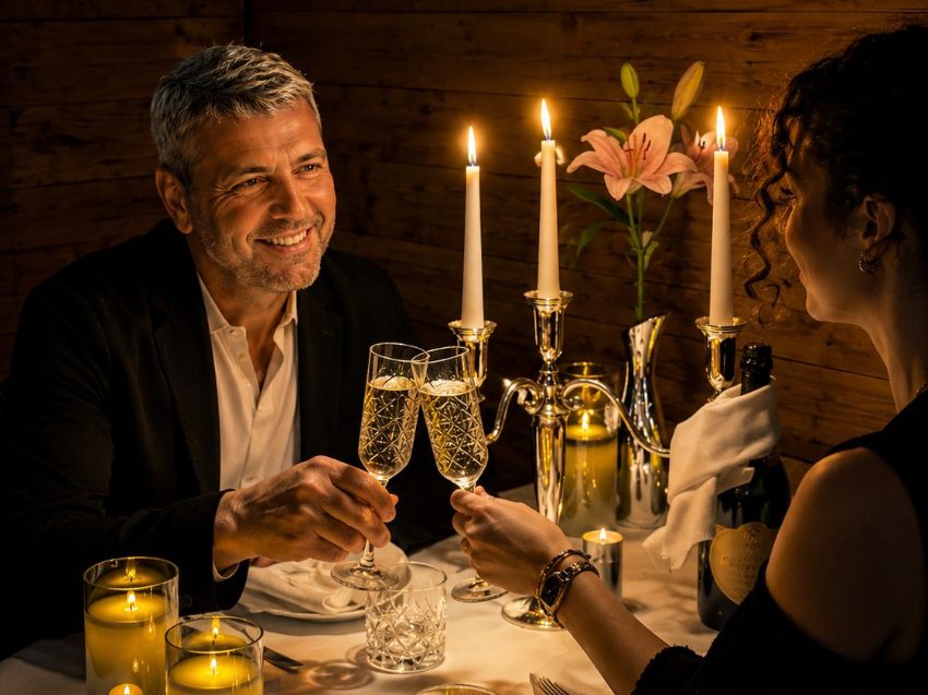 Candle Light Dinner in Wiesbaden - Romantischer Abend zu zweit