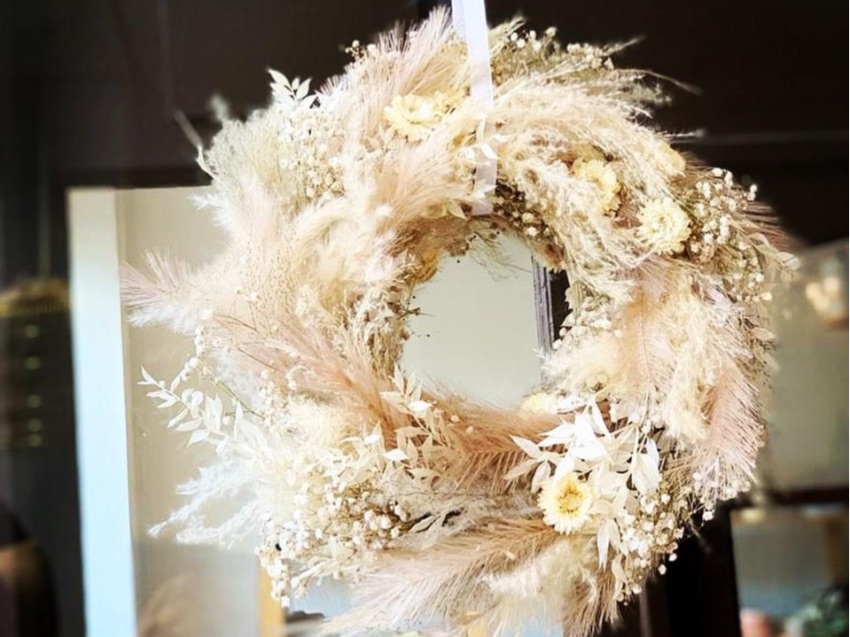 Blumen Workshop in Düsseldorf - Trockenblumen Türkranz