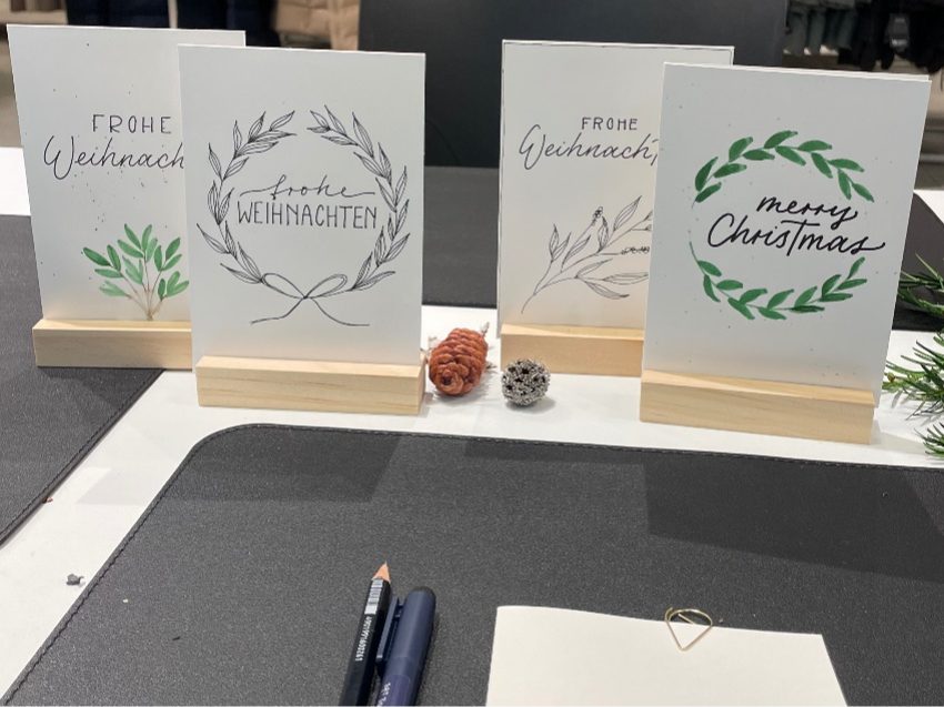 Ergebnisse Letteringworkshop