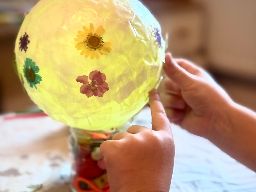 Platzieren der Blumen