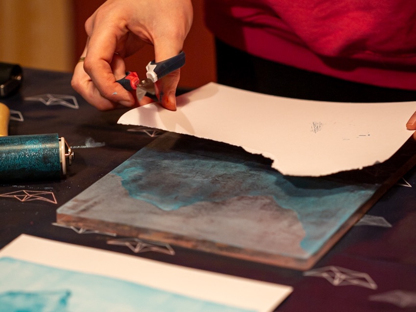 Platzierung der Schablone