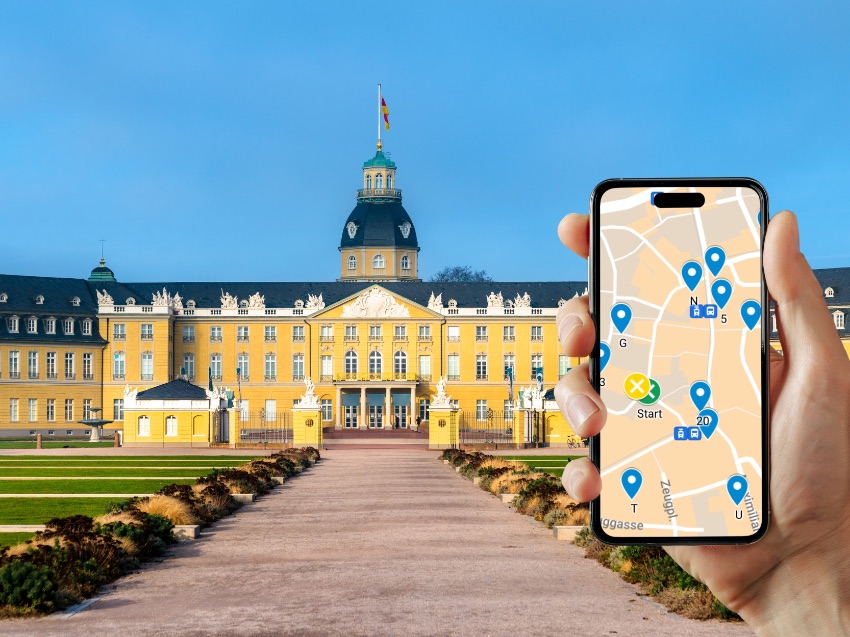 Selbstgeführte Stadtführung in Karlsruhe - als Stadtrallye