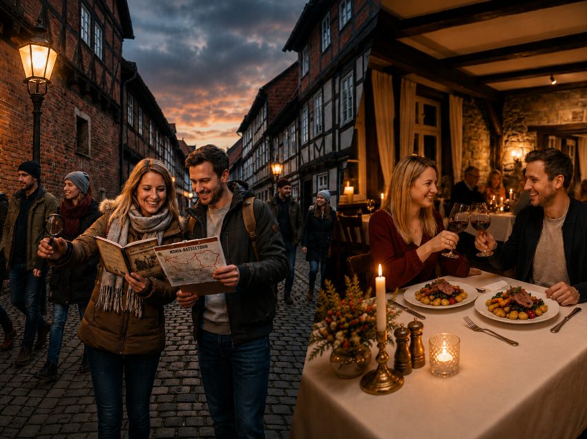 Krimidinner in Bielefeld - Rätseltour durch die Stadt mit Dinner