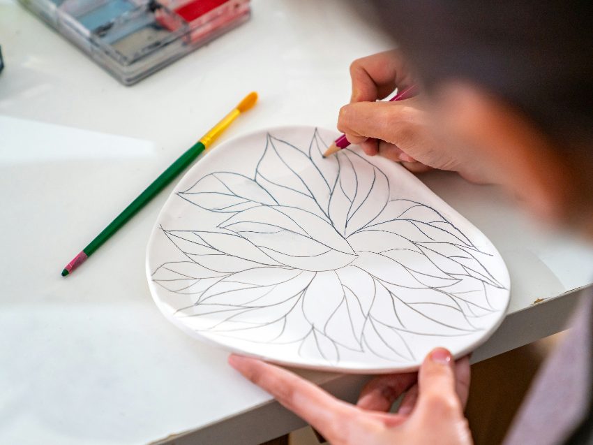 Keramik bemalen Linz