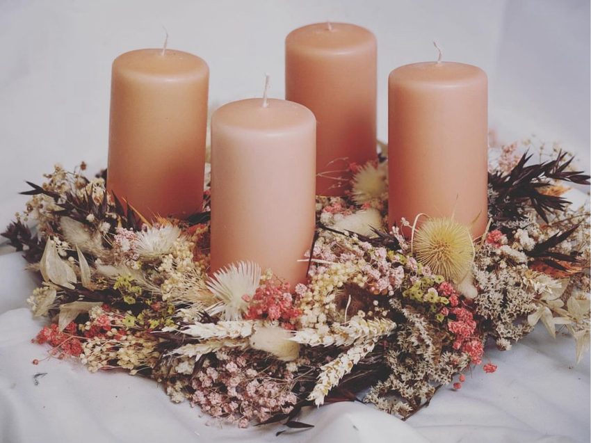 Blumen Workshop in Düsseldorf - Adventskranz selber gestalten