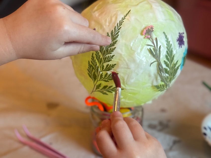 DIY Kurs nahe Lübeck - Blumen Laternen basteln für Kids