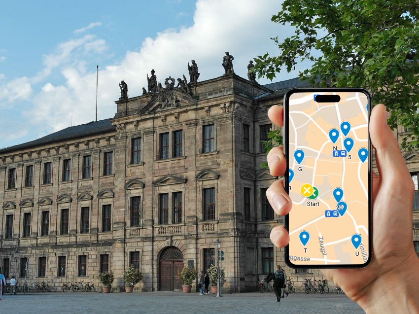 Selbstgeführte Stadtführung in Erlangen - als Stadtrallye