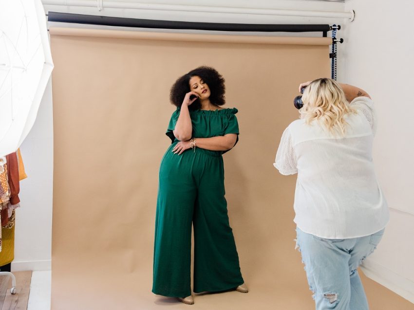 Fotoshooting mit Fotograf