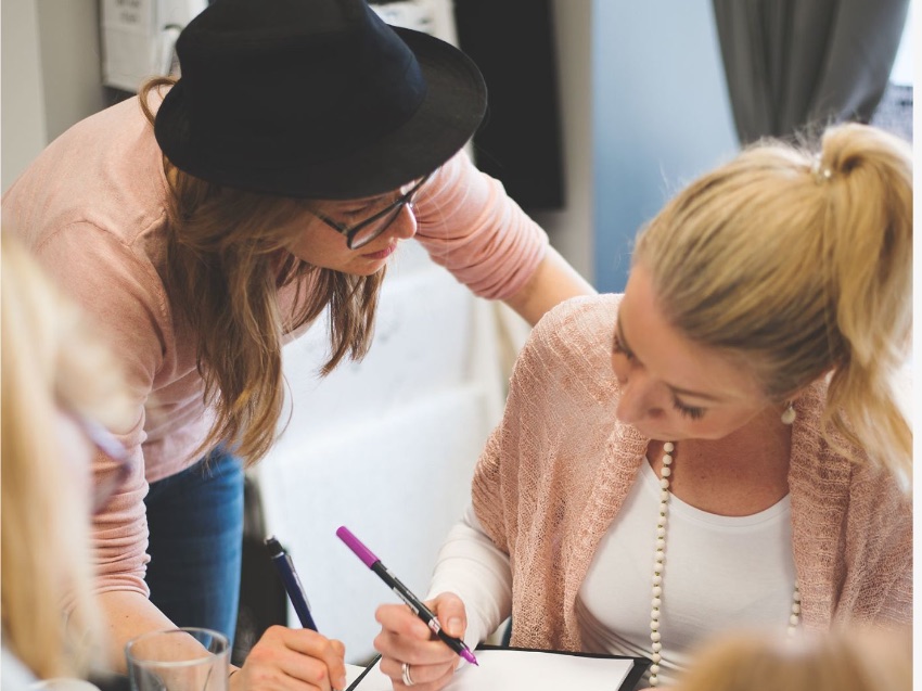 Letteringkurs mit individueller Betreuung und Tipps