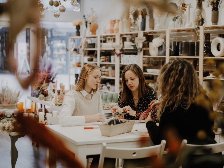 Trockenblumen Workshop