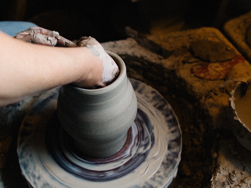 Entstehung einer Vase