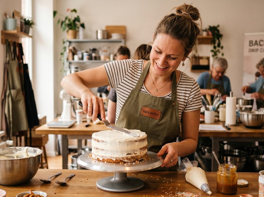 Torten Backkurs nahe Heilbronn - American Drip Cake backen