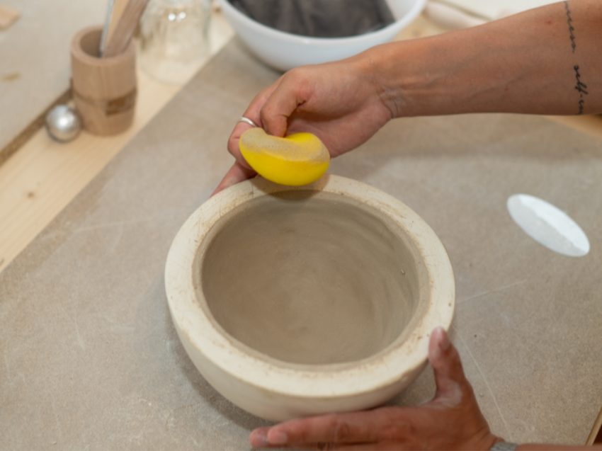 Ton in Eindrückform