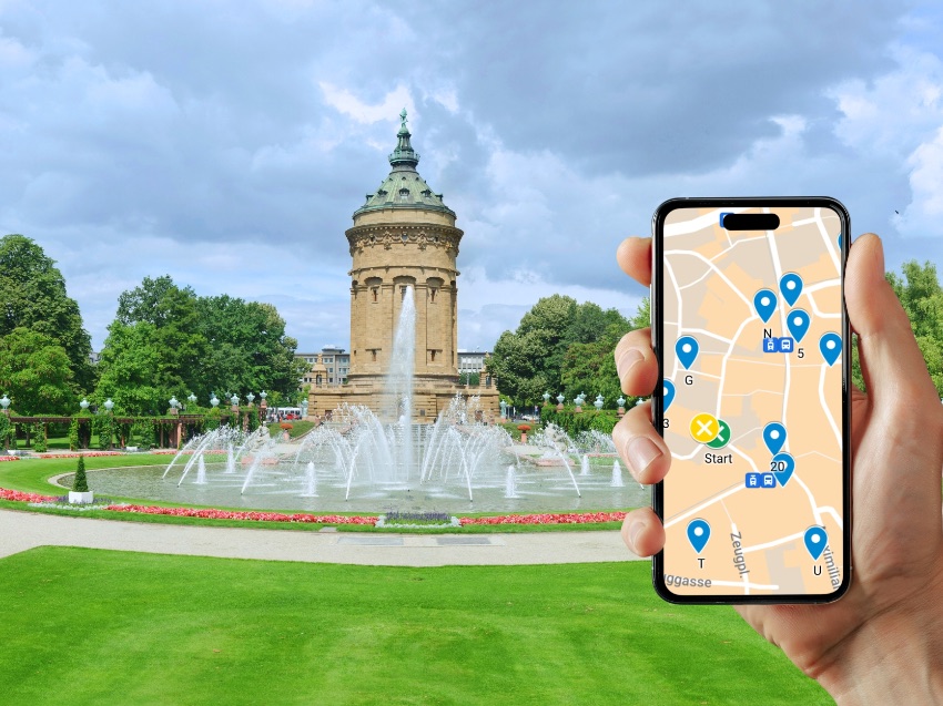 Selbstgeführte Stadtführung in Mannheim - als Stadtrallye