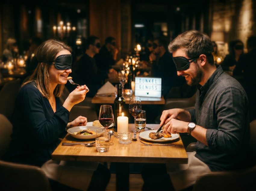 Dinner in the Dark in Saarbrücken - Genuss im Dunkeln