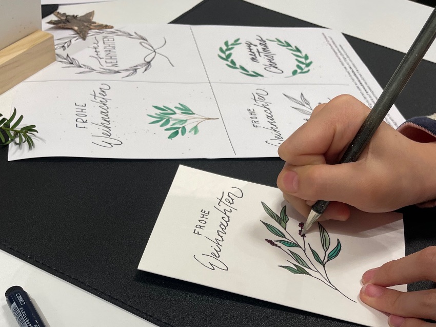 Letteringworkshop für eigene Karten und Sprüche