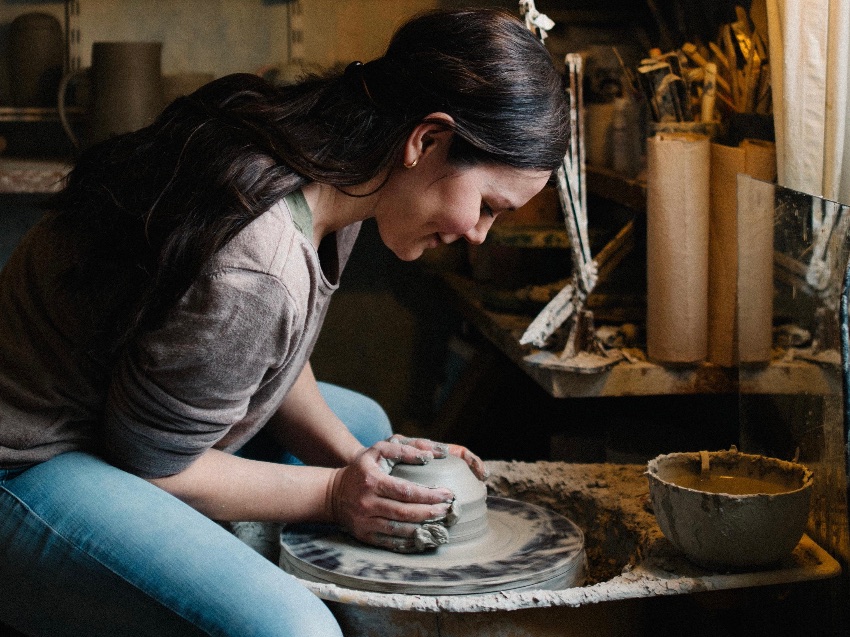 Hier bin ich an der Drehscheibe