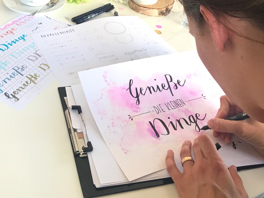 Letteringworkshop für eigene Karten Rhein-Main