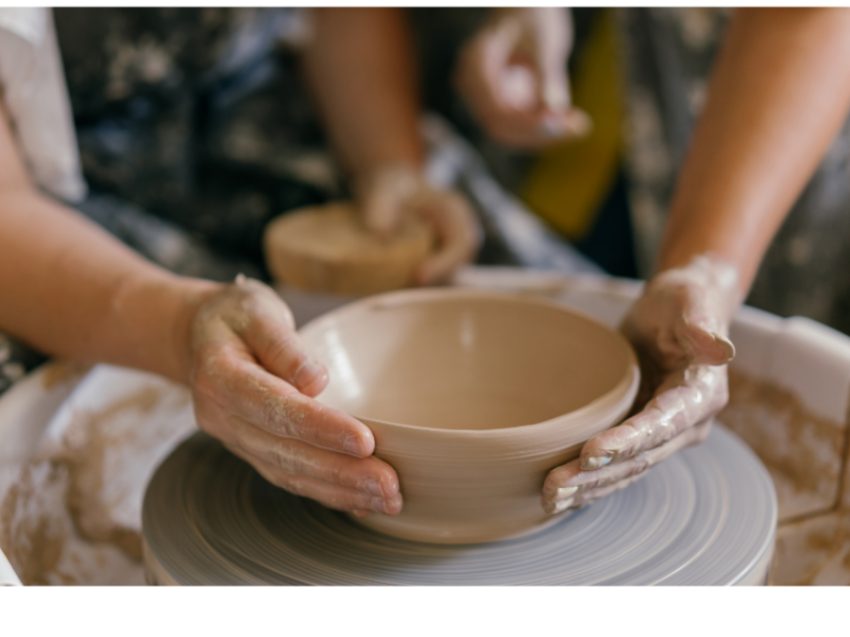 Töpferkurs an der Drehscheibe in Aachen