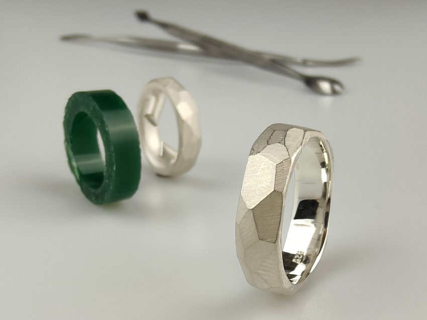 Schmuck Workshop in Karlsruhe - Ringe in Wachs modellieren