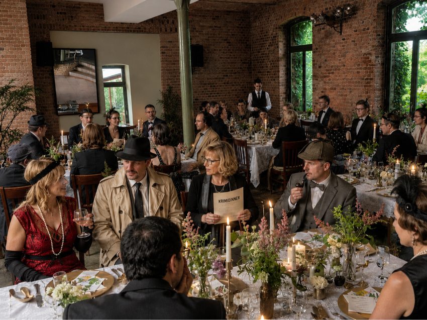 Krimidinner in Berlin - Spannung, Rätsel & Genuss erleben